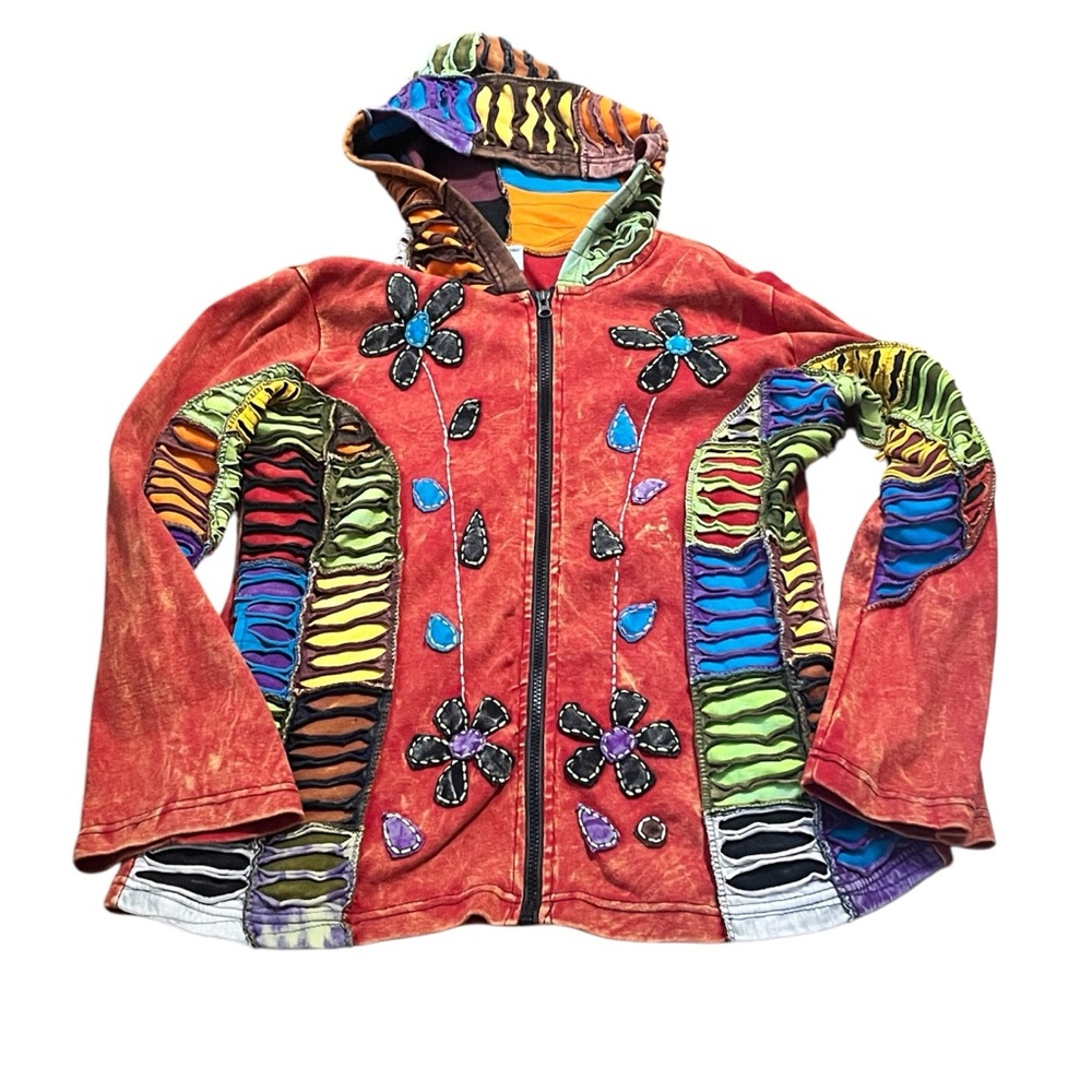Desigual Multicolor Hooded Jacket